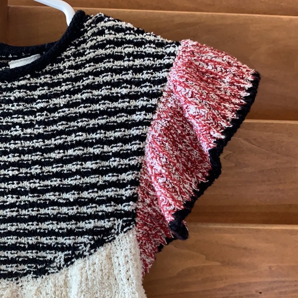 ZARA Contrasting Color Knit Dress - Picture 4 of 5